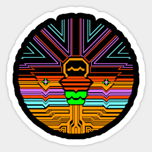 Electric twilight(color) Sticker